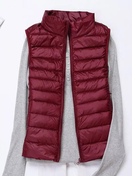 Women’s Ultra Light Duck Down Vest Slim