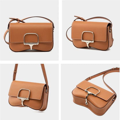 Trendy Cowhide Leather Crossbody Bags for Women