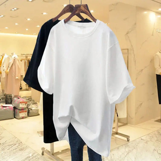 Trendy Oversized Cotton T-Shirts for Women