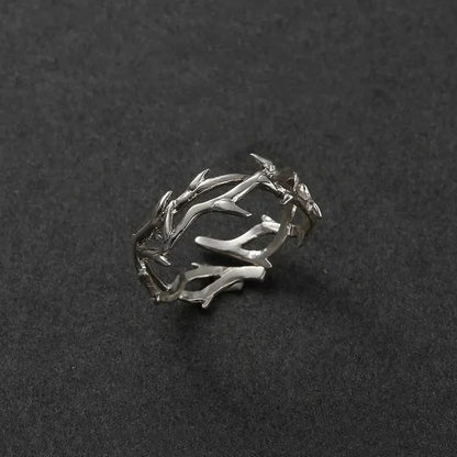 Y2K Vintage Adjustable Silver Punk Rings