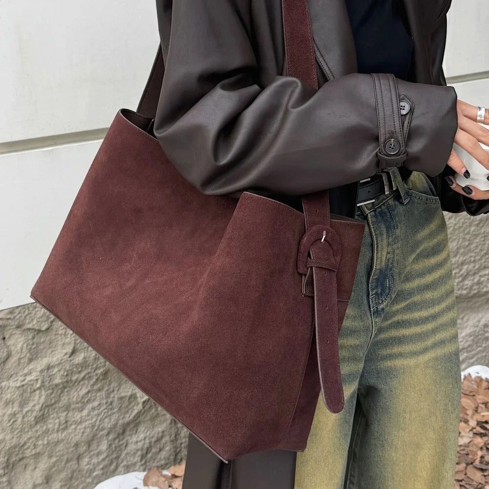 Luxury Suede Tote Bags for Women
