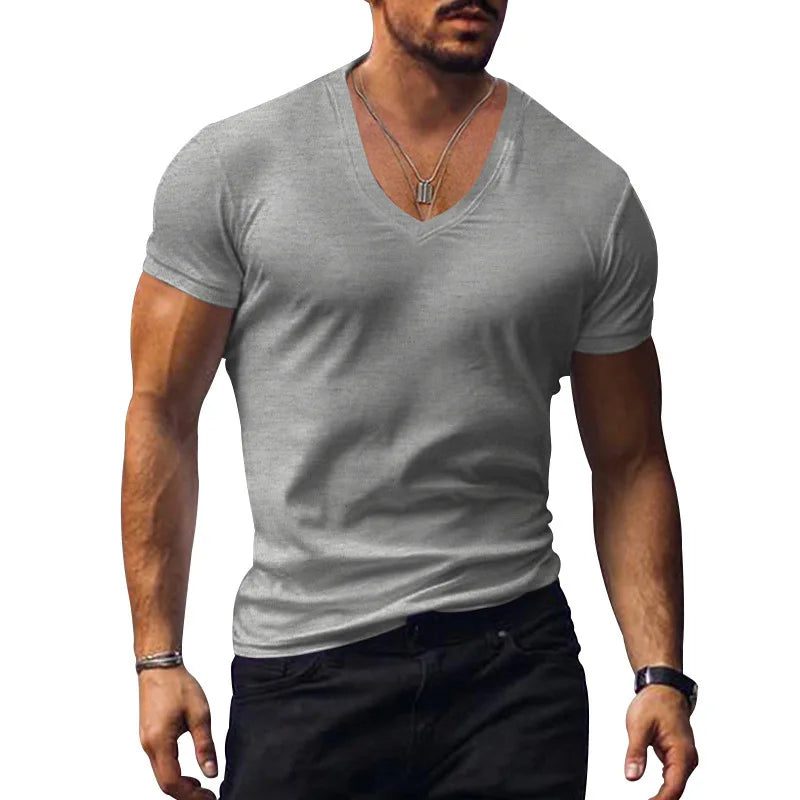 Men's V-Neck Quick-Dry Summer T-Shirt