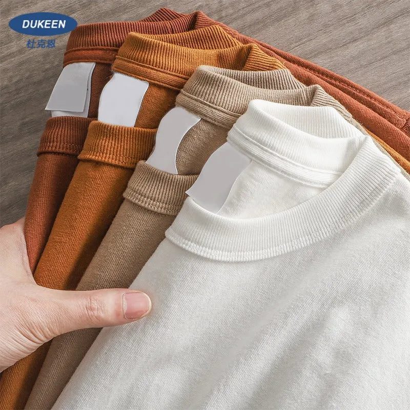 Heavyweight Cotton Long Sleeve T-Shirt for Men