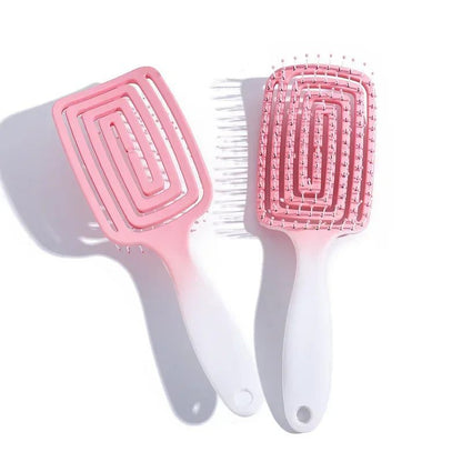 Gradient Color Detangling Comb for Curly Hair