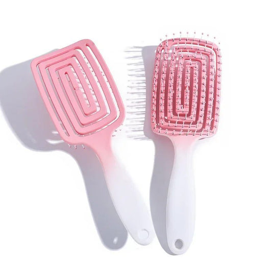 Gradient Color Detangling Comb for Curly Hair