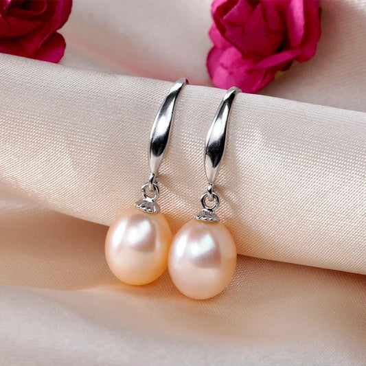 2024 Natural Pearl Drop Earrings for Weddings