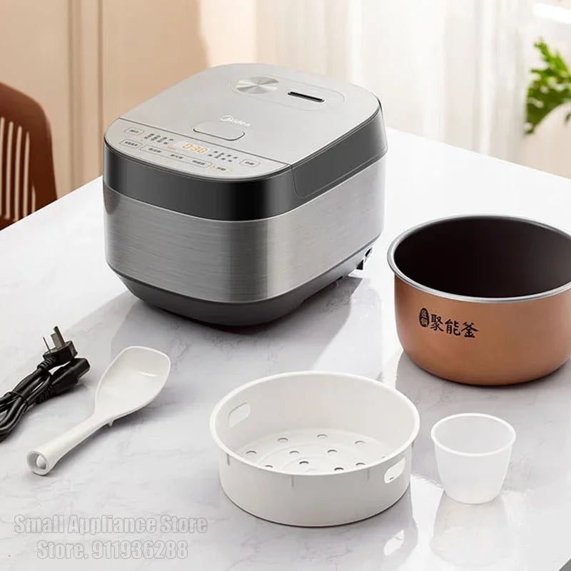 Compact 3L Nonstick Rice Cooker for Versatile Cooking