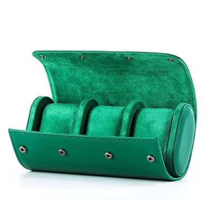 Portable Watch Roll Case with Removable Pillows