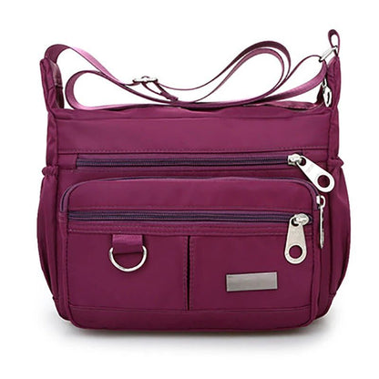 Waterproof Multi-Pocket Crossbody Handbag for Women
