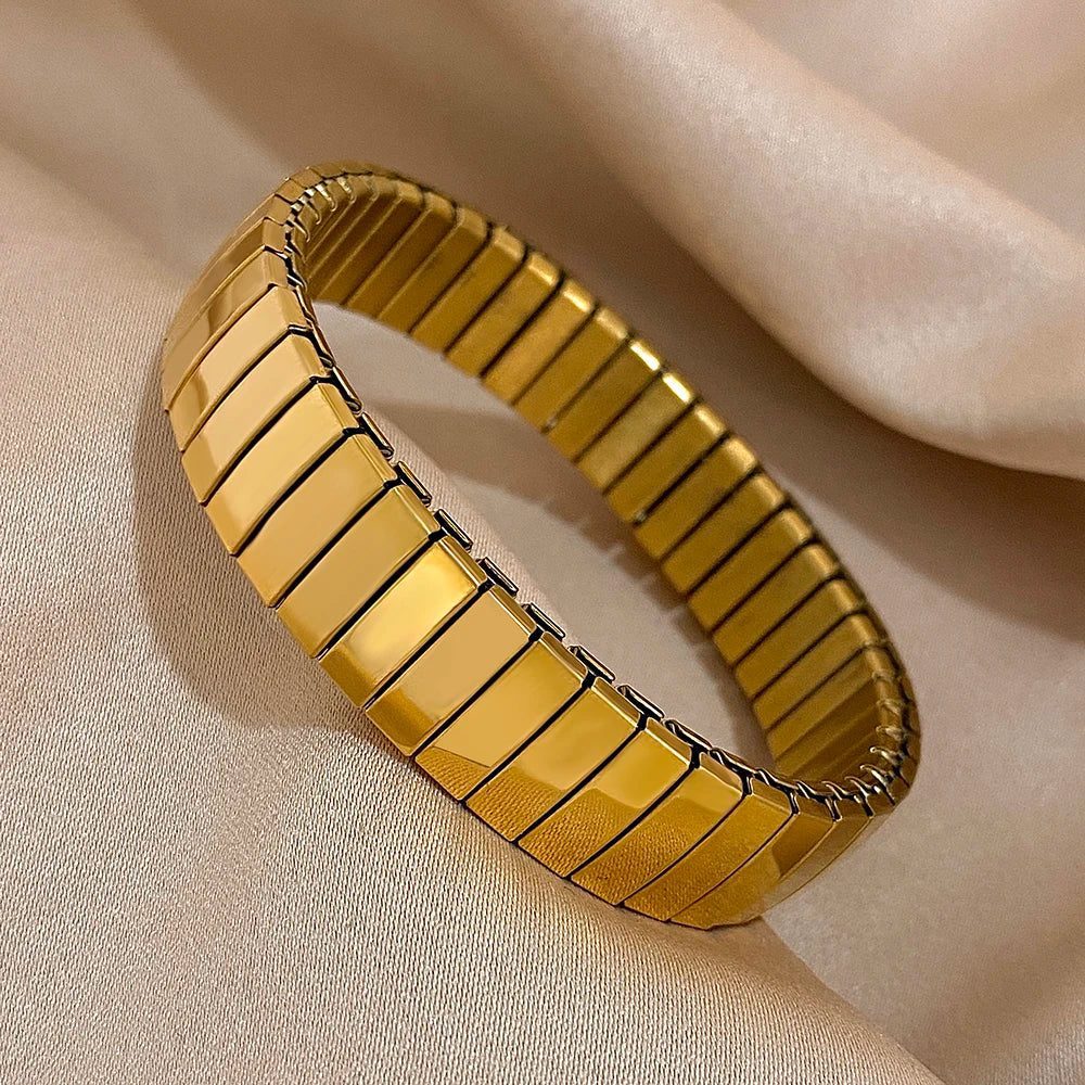 Waterproof Gold Plated Stainless Steel Bracelets