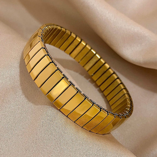 Waterproof Gold Plated Stainless Steel Bracelets
