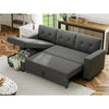 Reversible Sofa Bed with Storage Chaise