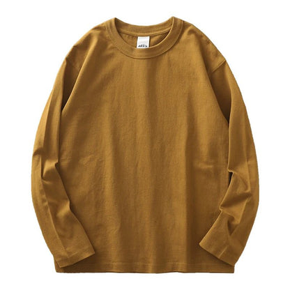 Heavyweight Cotton Long Sleeve T-Shirt for Men