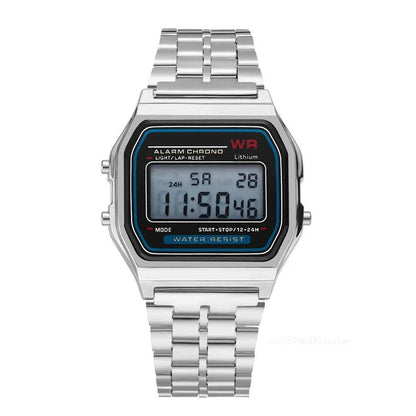 Vintage LED Digital Unisex Sports Wristwatch