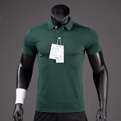 Luxury Men's Golf Polo Shirt - Quick-Drying