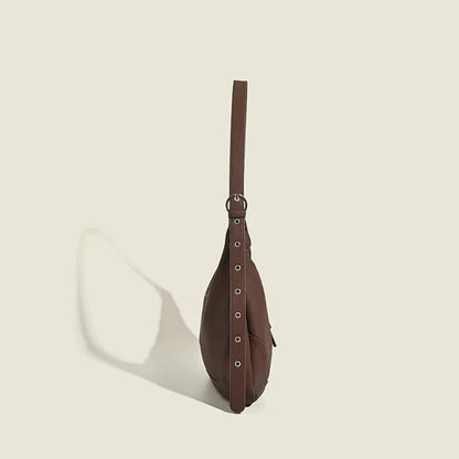 Vintage Suede Shoulder Bag for Women