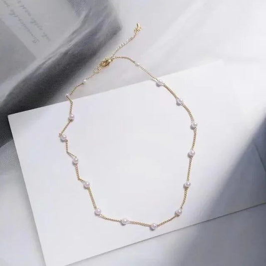 2024 Kpop Pearl Choker Necklace for Women