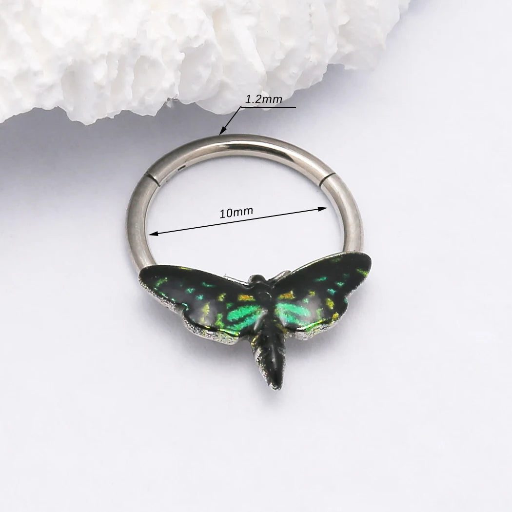 16G Stainless Steel Septum Nose Ring Jewelry