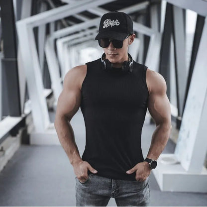 Men's Slim Fit Gym Tank Top Summer