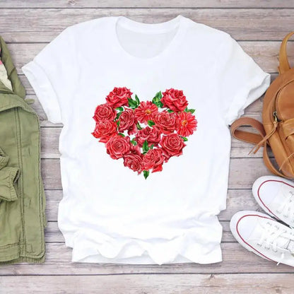 Floral Print Oversized T-Shirt for Women