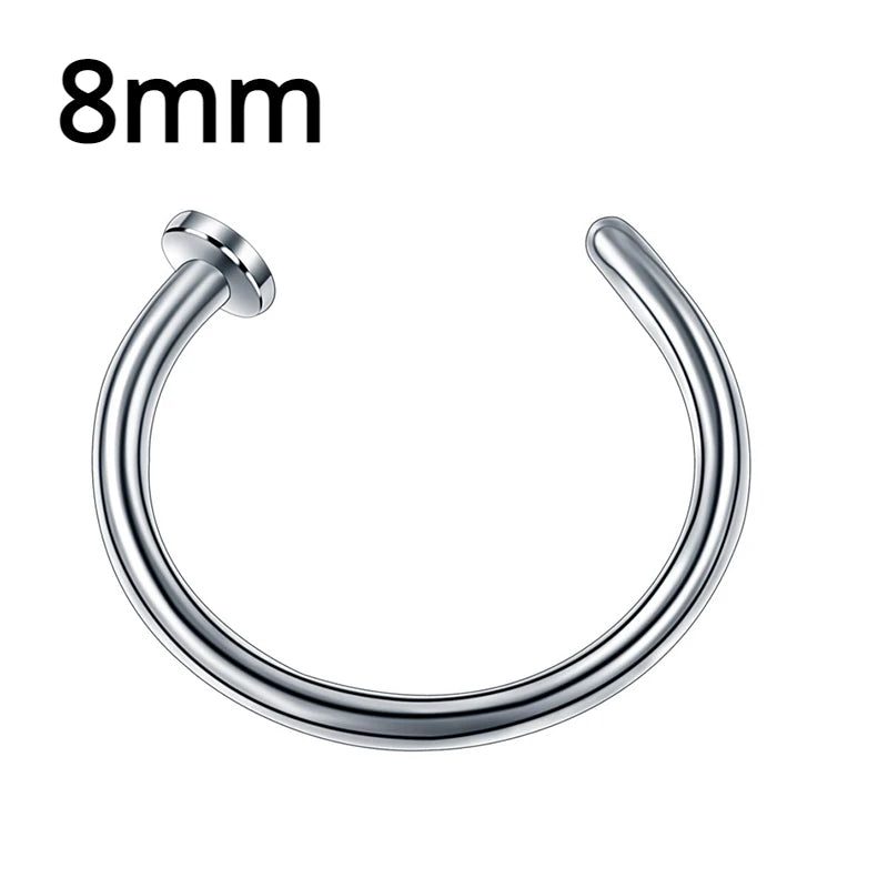 Stainless Steel Fake Septum Nose Ring