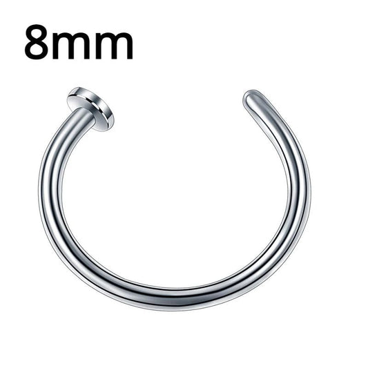 Stainless Steel Fake Septum Nose Ring