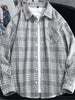 Plus Size Men's Plaid Flannel Shirt