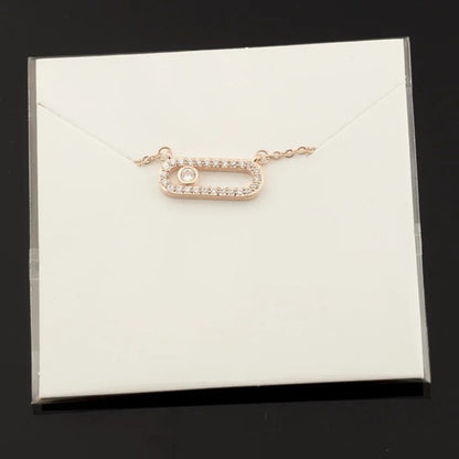 Elegant Gold Plated Crystal Bead Wedding Necklace