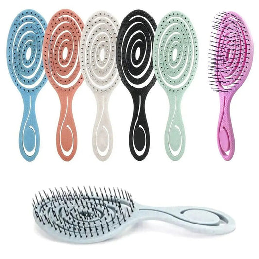Elastic Wet Dry Massage Comb for Hair