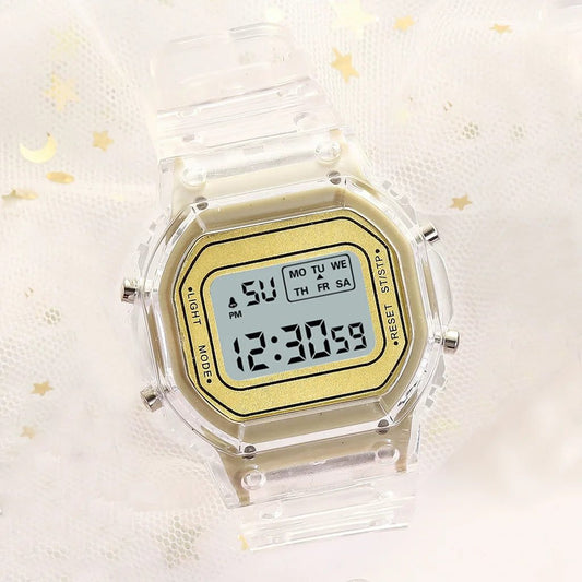 Unisex Vintage LED Digital Sports Wristwatch