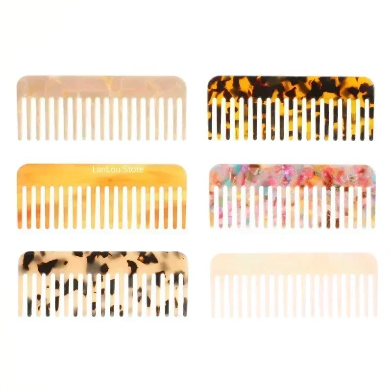 Colorful Wide Tooth Hair Combs for Travel