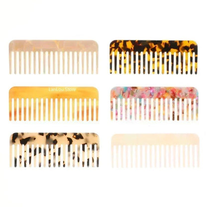 Colorful Wide Tooth Hair Combs for Travel