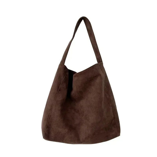 2024 Large Capacity Suede Shoulder Bag