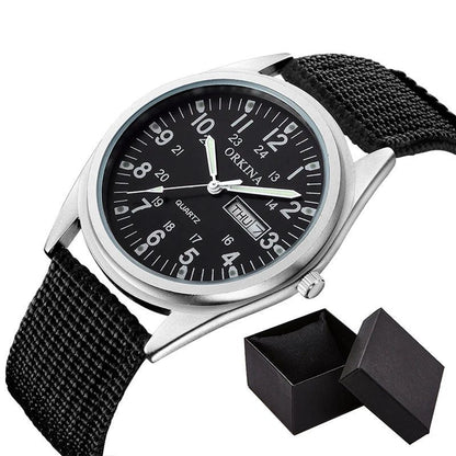 Unisex Luminous Dial Military Sports Quartz Watch