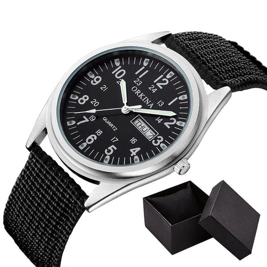 Unisex Luminous Dial Military Sports Quartz Watch