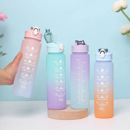 Large Capacity Gradient Color Sports Cup