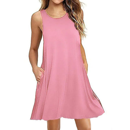 Plus Size Casual T-Shirt Dress for Summer