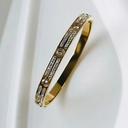 Waterproof Zircon Inlaid Bracelets for Elegance