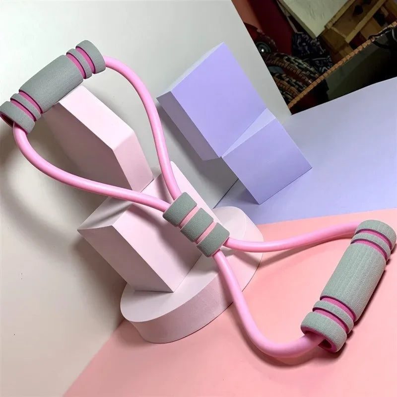 Elastic Resistance Bands for Home Fitness Workouts