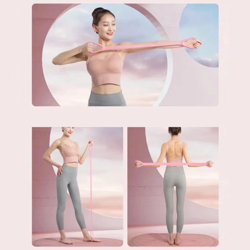 8-Shaped Resistance Band for Home Workouts