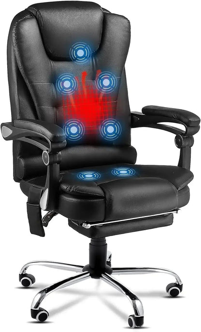 Ergonomic Reclining Office Chair with Heat