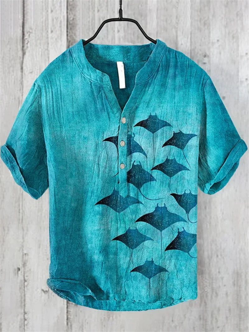 Lightweight Casual Linen Shirt for Men