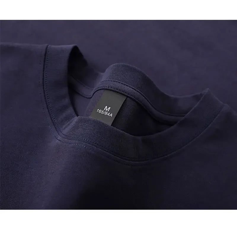 Heavy-Duty Cotton Short Sleeve T-Shirt for Men