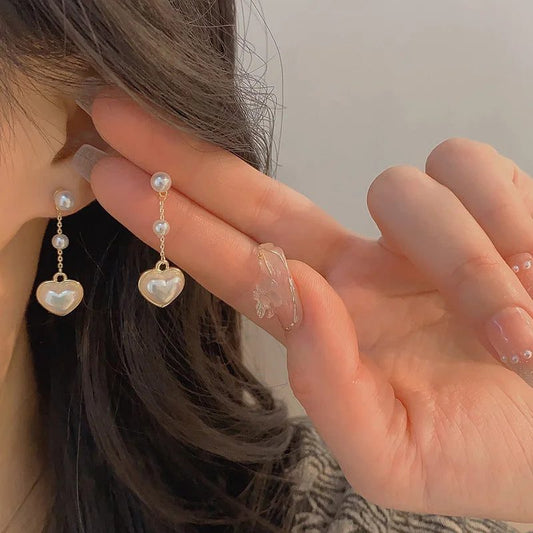 2024 Vintage Punk Baroque Pearl Drop Earrings