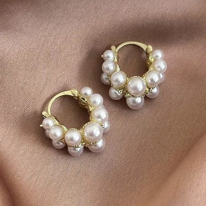 2024 Vintage Irregular Pearl Stud Earrings