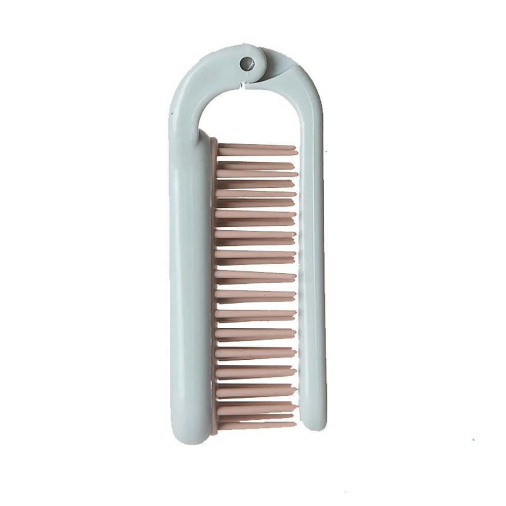 Portable Foldable Hair Comb for Travel Styling