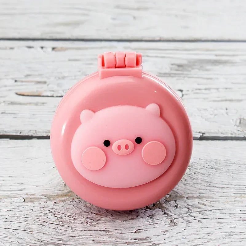 Compact Travel Hair Brush with Mirror