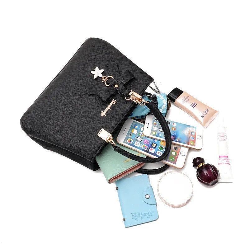 Stylish Women's Crossbody Handbag with Charm