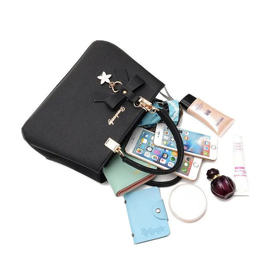 Stylish Women's Crossbody Handbag with Charm