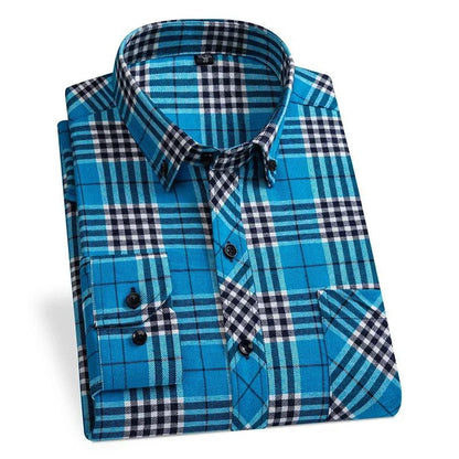 2024 Men's Plus Size Flannel Casual Shirts